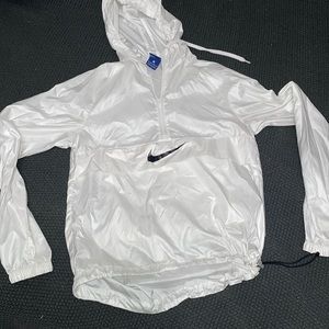Nike windbreaker drawstring halfzip hoodie